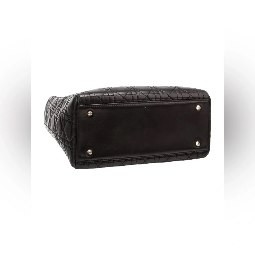 RARE Vintage Dior Lady Dior Bag Medium Cannage - Picture 4 of 13